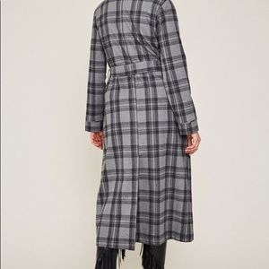 AFRM Sol Flannel Wrap Coat